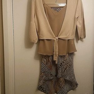 Combination 3 piece skirt set